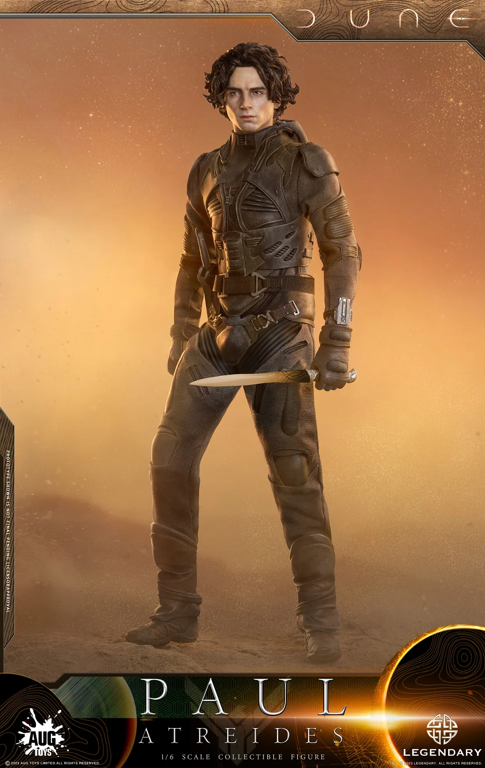 Aug Toys DL003 1/6 Dune - Paul Atreides (Distillation Suit) Collectible Figure - Image 6