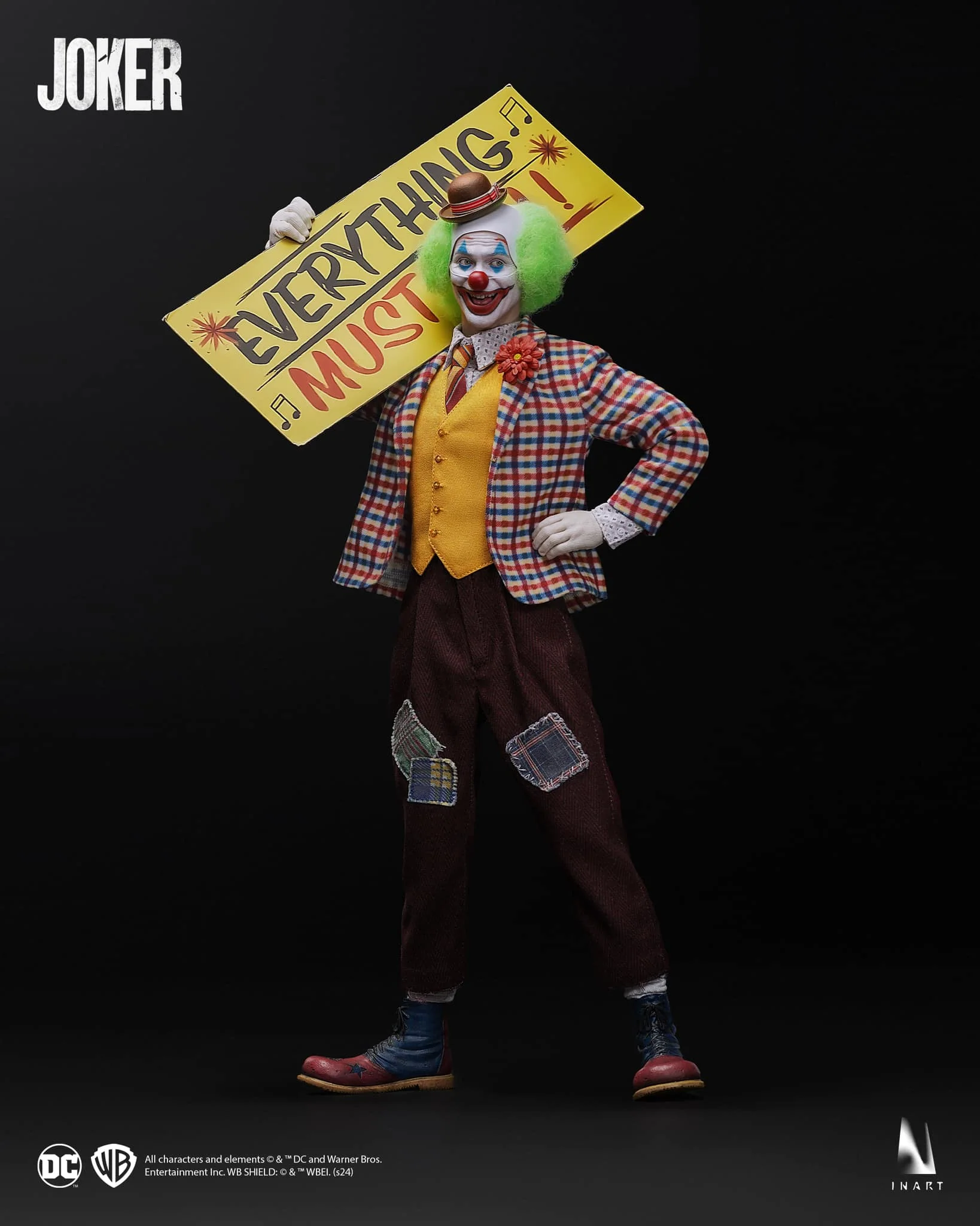 INART JOKER 2019 Joaquin Phoenix 1/6 Scale Collectible Figure Deluxe Version - Image 10